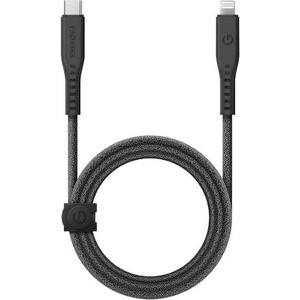 ENERGEA кабел Flow USB-C - LightningC94 MFI 1.5m, черен, 60W 3A PD Fas (Ene000018)
