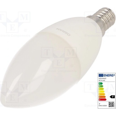 Osram 4058075152915 žárovka LED teple bílá E14 230VAC 806lm P 7,5W 2700K