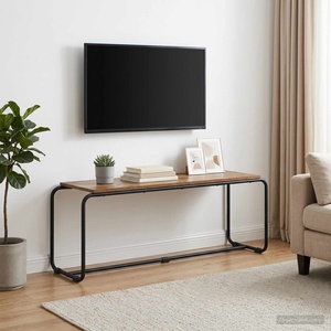 vidaXL ТВ стойка 113, 5 x 35, 5 x 42 см Старо дърво Инженерна дървесина (8007898)