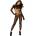 Dreamgirl Мрежест комплект от две части Dreamgirl Zebra Fishnet 0423