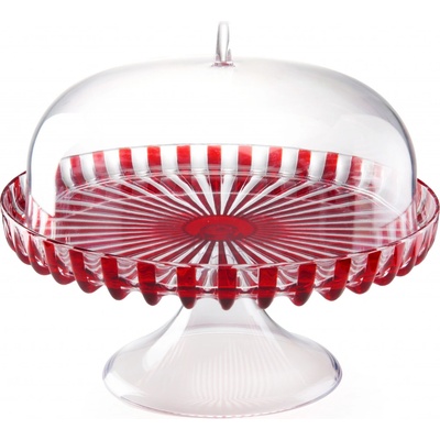 Dolce Vita Stojan na dort s poklopem prům. 31 cm Rosso