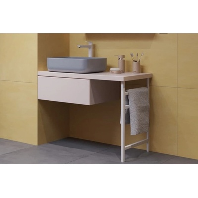 Naturel Koupelnová skříňka pod umyvadlo Ratio 90x50x71,6 cm kašmír mat TIMESET90KASMIR