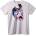 NOONEBRAND Тениска Аниме с Дъвка - XS, White