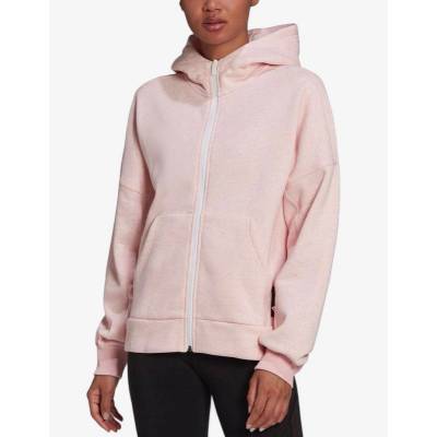 Adidas Sportswear Studio Louge Full-Zip Hoodie Pink