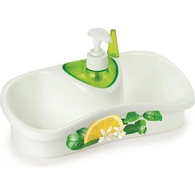 Snips Зелен органайзер за мивка с дозатор за миещ препарат - Snips (021345)