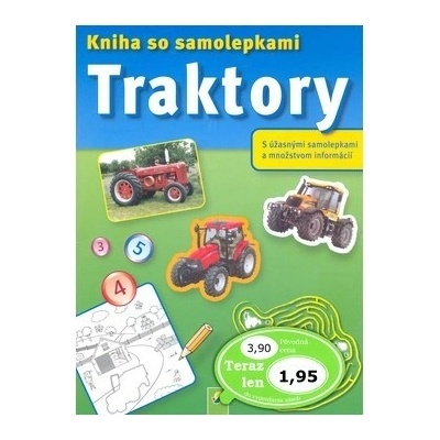 Traktory Kniha so samolepkami -