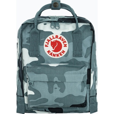Fjällräven Градска раница Fjällräven Kanken Graphics Mini 7 l nimbus blue/hidden animals