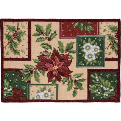 SCANquilt Prestieranie motiv Lurex vianočný patchwork 32x48cm