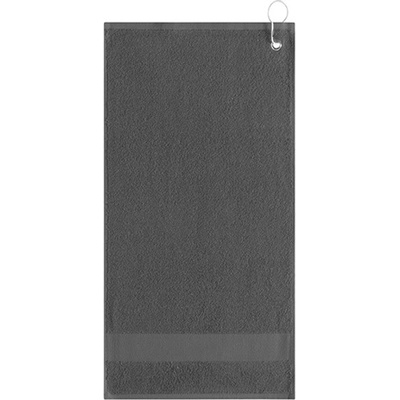 L-Merch Golfový uterák s klipom 55x30 NT9165 Dark Grey 55 x 30 cm