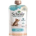 Schesir Kitten pouch Tuna Пауч риба тон с крем за малки котенца 150gr