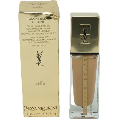 Yves Saint Laurent Touche Éclat Le Teint dlouhotrvající make-up pro rozjasnění pleti SPF22 B30 Almond 25 ml
