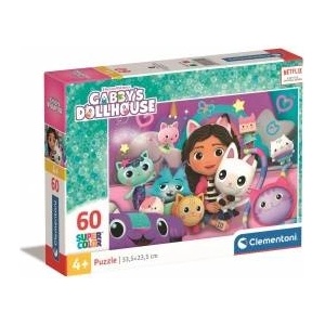 Clementoni Gabbys Dollhouse puzzle 60pcs