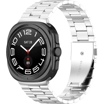 Techsuit Stainless Steel Band W010 - каишка от неръждаема стомана за Samsung Galaxy Watch Ultra 47мм (сребрист)