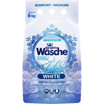 Königliche Wäsche prací prášek White na bílé prádlo 80 PD 6 kg