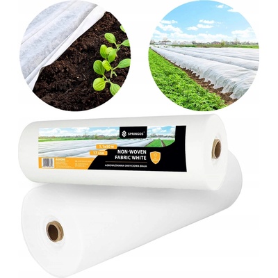SPRINGOS Netkaná agrotextília 1,1m x 50m, štandard, biela AG0006