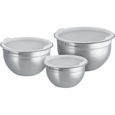 Le Creuset Малки купи Le Creuset от неръждаема стомана 3 бр (41901000010000)