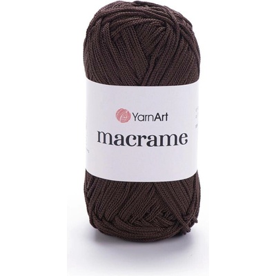 Yarn Art příze Macrame_M157 tmavě hnědá