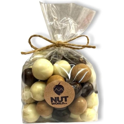 Nutworld Lískové ořechy tříbarevné v celofánu 200 g