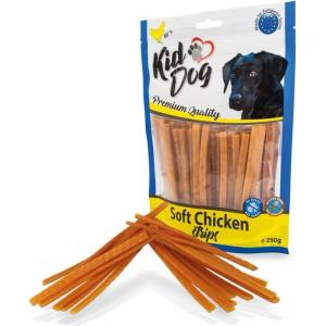 KIDDOG Пилешки меки ленти 250 г