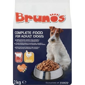 Brunos Adult s príchuťou hovädziny a hydiny 2 kg