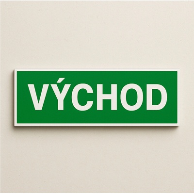 Traiva s.r.o VÝCHOD Verze: Plast 200 x 75 mm tl. 1.1 mm - fotoluminiscenční - Kód: 00172