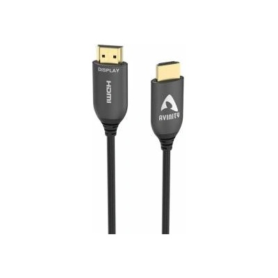 Кабел HDMI-HDMI Avinity ултра високоскоростен, сертифициран, 8K, алуминий, 20 м, Черен, HAMA-107639