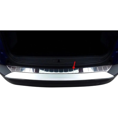 Nerez leštený kryt hornej hrany zadného nárazníka Peugeot 2008 2019+
