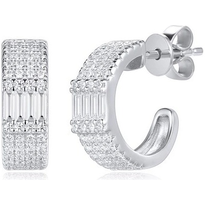 Silverino náušnice se zirkony 8506 SE08506CZZSW-1