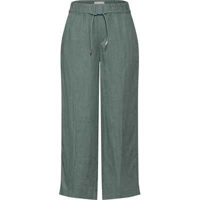 STREET ONE Панталон с ръб 'Emee' зелено, размер 42