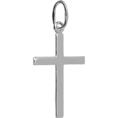 Argento Strieborný prívesok krížik 85116