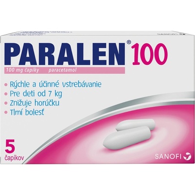 Paralen 100 sup.5 x 100 mg