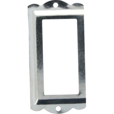 Jmenovka na dveře 85 x 42 mm - Stříbrná