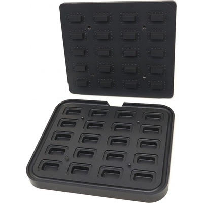 Maxima Forma na tartaletky obdélníková 64x41/45x22 mm 20 ks