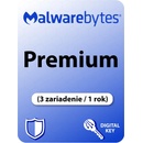 Malwarebytes Premium 3 lic. 12 mes.