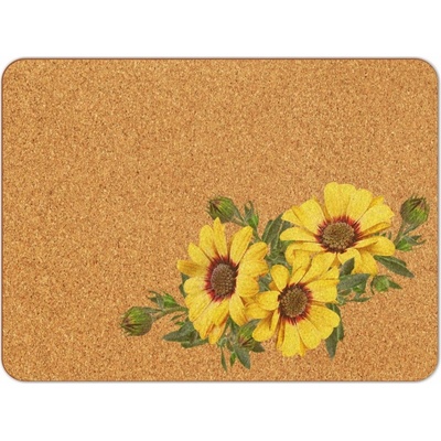PokojovaDekorace.cz Korkové prostírání s potiskem 502 kytky 38x28cm – Zbozi.Blesk.cz