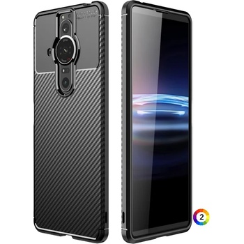 Sony Xperia Pro-I Удароустойчив Carbon Fiber Калъф и Протектор