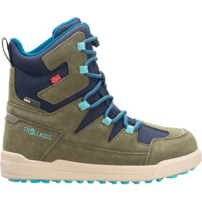Trollkids Детски зимни ботуши Trollkids Kid's Finnmark Winter Boots - Pine Green / Mystic Blue - размер 28 (EU) (702-2964-0511)