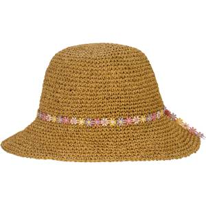 P. A. C P. A. C. Шапка P. A. C. Lilen Bucket Straw Hat - Dark Beige - размер L/XL (904-6129-0112)