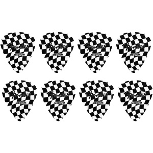 Fender 351 Celluloid Picks, Checkerboard