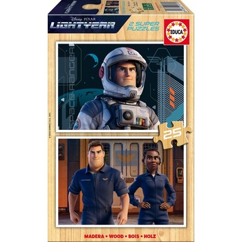 Educa Пъзел за деца, Educa, Светлинна година, 2 х 25 части (EDU19313)