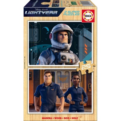 Educa Пъзел за деца, Educa, Светлинна година, 2 х 25 части (EDU19313)