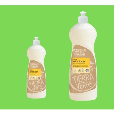 Tierra Verde Gel na nádobí citlivá pokožka 1 l – Zboží Dáma