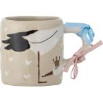 Bloomingville Mini Бежова керамична детска чаша 225 ml Bambino - Bloomingville Mini (82062747)
