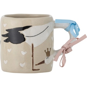 Bloomingville Mini Бежова керамична детска чаша 225 ml Bambino - Bloomingville Mini (82062747)