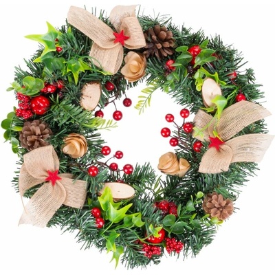 MagicHome Veniec na dvere čečina a mašle, 41 cm