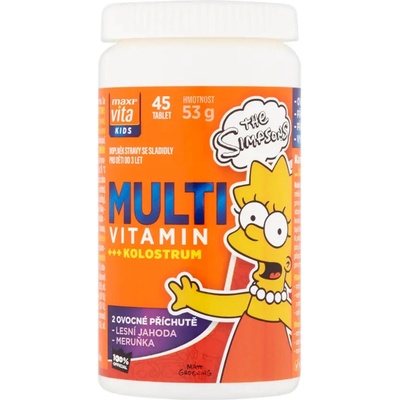 Maxi Vita Kids Multivitamín + kolostrum 45 tablet