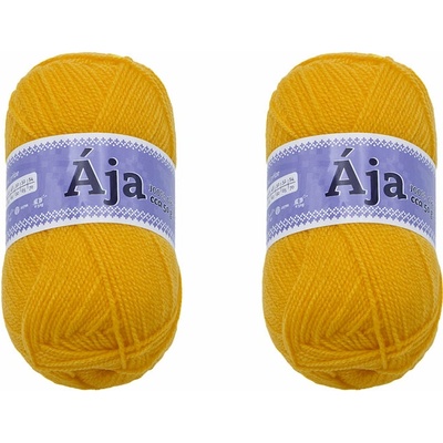 BELLATEX SET 2 ks Priadza Ája NGM 50 g, 929 žltá