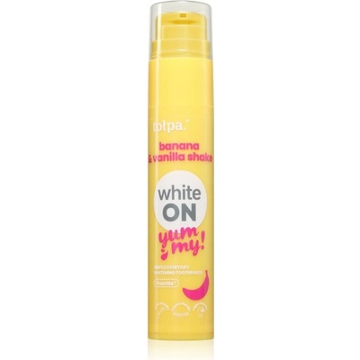 Tołpa On White Yummy bieliaca príchuť Banana & Vanilla 60 g