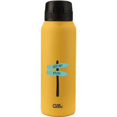 Albi termoláhev 680 ml Rozcestník žlutá