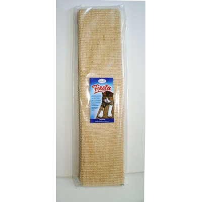 Miazoo Миазоо Fiesta - Драскалка за котки Икономи, 62х15см с котешка трева - бяла